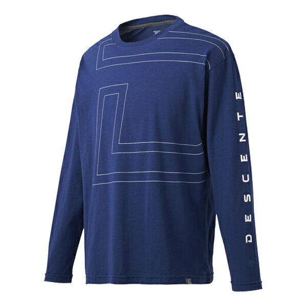 デサント　長袖シャツ　DMMPJB67　NV　ネイビー　Lサイズ