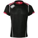 ラグビーウエア カンタベリー Tシャツ プラクティスティ RG39003 19 ブラック Mサイズ