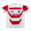 カンタベリー ジャパンキッズレプリカホームジャージ Tシャツ半袖 ラグビーTシャツ ジュニア RGJ30097 ラグビー日本代表2019ジャージ