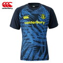 ラグビーウエア カンタベリー Tシャツ トレーニングティ セミフィット RG32155 29 ネイビー