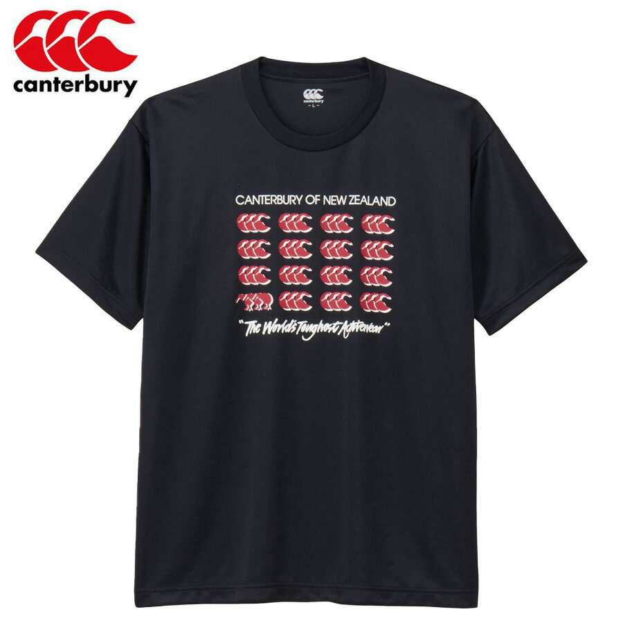 カンタベリー Tシャツ半袖 フレックスクールコントロール Tシャツ ユニセックス RA325143 29 ネイビー