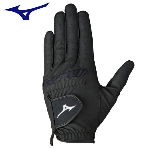 ゴルフ手袋　ミズノ　RV　アールブイ　左手用ゴルフ手袋　 5MJML35309　ブラック　ネコポス発送可能
