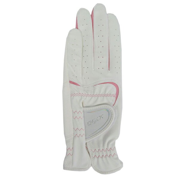 ゴルフ手袋 XXIO ゼクシオ 両手用 レディース GGGX016WW WHPK ホワイト×ピンク ネコポス発送可能 18cm