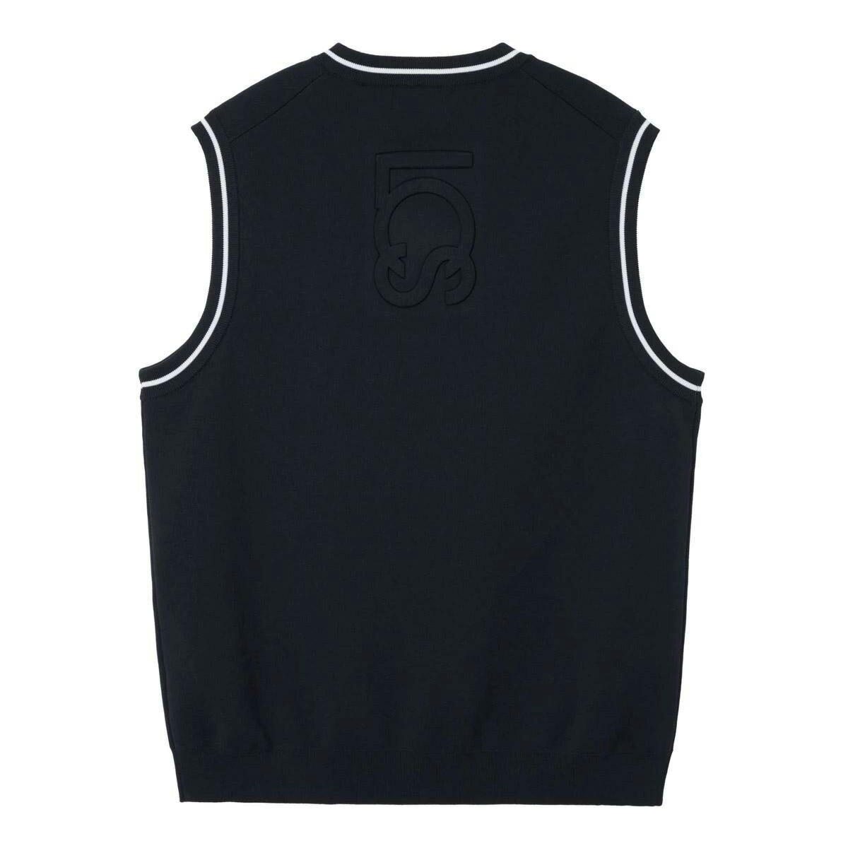 ゴルフベスト　ルコックスポルティフ ゴルフ　ゴルフウエア　ニットベスト　LG5FVE80M　NV00　ネイビー