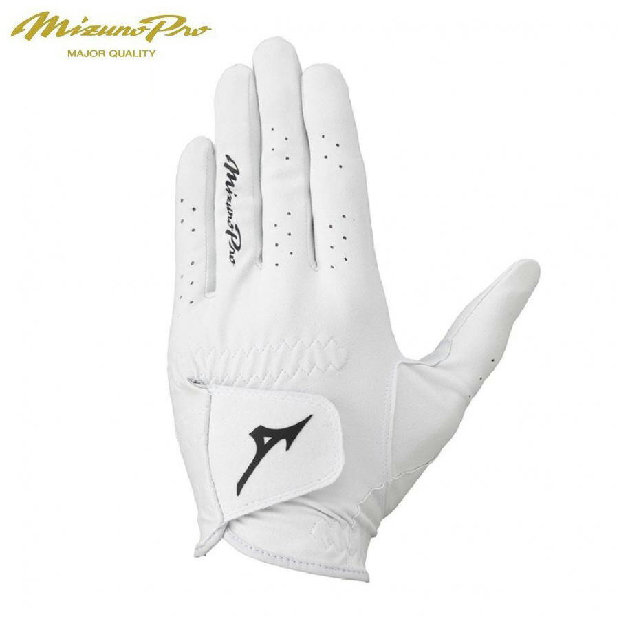 男士 - Mizuno Pro 手袋　左手 ゴルフ　5MJML453　01　ホワイト　ネコポス発送可能