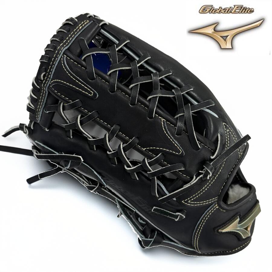 樂天商城 - 硬式グローブ　ミズノ　グローバルエリート　Hselection SIGNA　硬式グラブ　外野手用　左投用　1AJGH30317　09H　ブラック　送料無料　サイズ18N