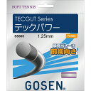 ゴーセン ストリングス ソフトテニスストリングス TECPOWER SS605 (CB)クリアブラック メンズ・ユニセックス