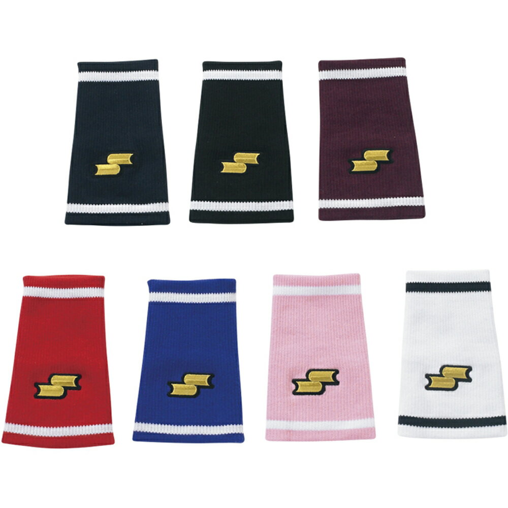 エスエスケイ ウェア ウェアアクセサリー リストバンド(1個)薄手テーパー型 YA33 (2510)ピンクXホワイ..