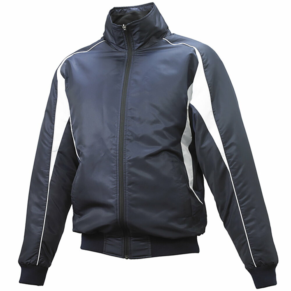 エスエスケイ ウェア グランドコート グラウンドコート フロントフルZIP(中綿) BWG1008 (7010)ネイビー×ホワイト メンズ・ユニセックス