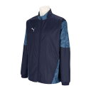 プーマ ウェア ウィンドブレーカーシャツ teamCUP ウラトリコット ウーブン JKT 660405 (06)PUMA Navy メンズ・ユニセックス