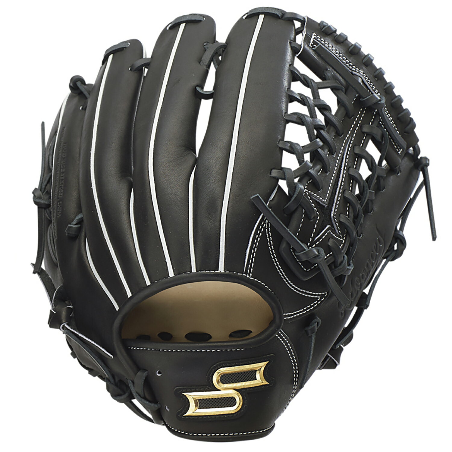 エスエスケイ グローブ 軟式野球グローブ 軟式プロエッジアドヴァンスドシリーズ -B TYPE- 外野手用 ANB175 (90)ブラック メンズ・ユニセックス