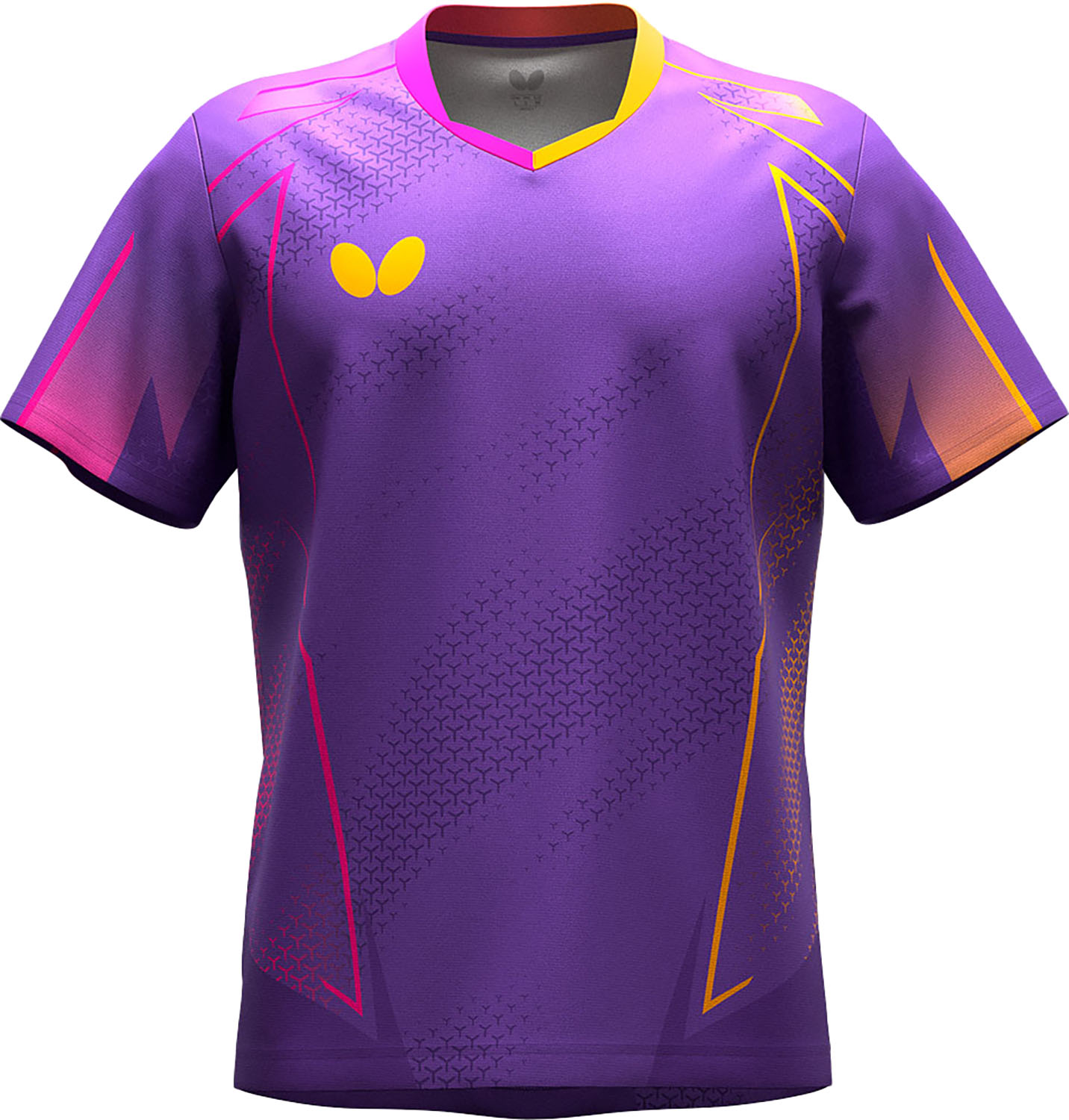 バタフライ 卓球 ゲームシャツ ゲームシャツ・パンツ ネイサス・シャツ 47180 243 パープル ユニセックス