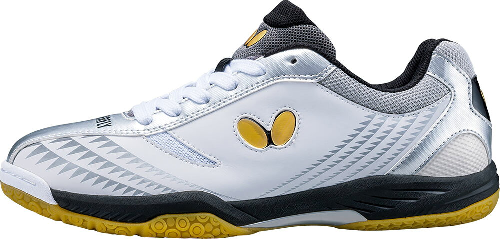 バタフライ 卓球 シューズ レゾライン ギグ 93660 947 ホワイト/シルバー