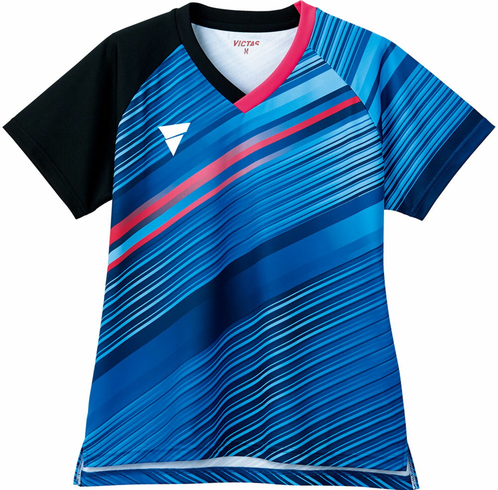 ヴィクタス 卓球 ゲームシャツ・パンツ V-LGS224 512103 5000 ブルー 女性用