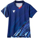 ヴィクタス 卓球 ゲームシャツ ゲームシャツ・パンツ V-NLGS408 512404 6000 ネイビー レディース