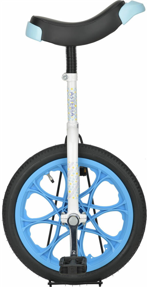 ゼットガッコウタイイク 学校体育器具 一輪車 器具・備品 一輪車エアタイヤ16 ZR621 1123 ホワイト×ブ..