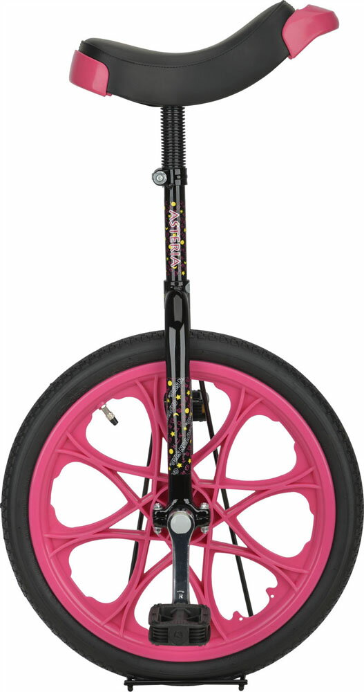 ゼットガッコウタイイク 学校体育器具 一輪車 器具・備品 一輪車エアタイヤ18 ZR630 1961 ブラック×ピ..