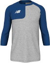 ニューバランス 野球&ソフトボール アンダーシャツ Tシャツ 53 ベースボールアシンメトリー ロングスリーブトップ(右投げ用) MT41714R TRY チームロイヤル メンズ