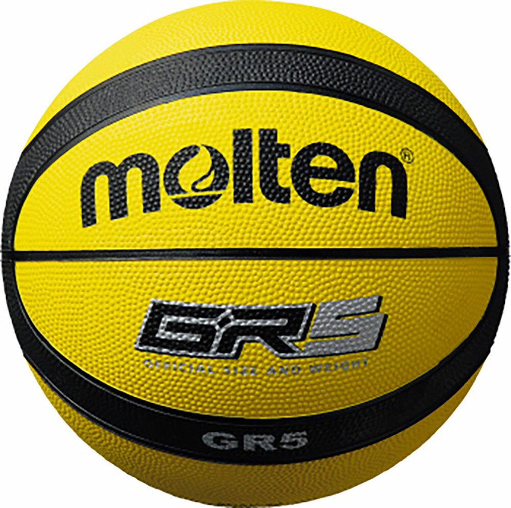 モルテン サッカー バスケットボール ボール GR5 5号球 BGR5-YK イエロー×ブラック