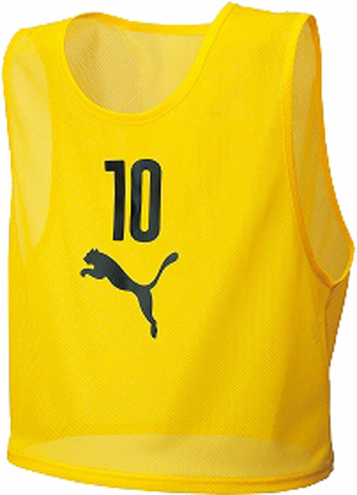プーマ サッカー ビブス ゲームシャツ・パンツ ビブスセット(10枚組) 920604 4 サイバー イエロー