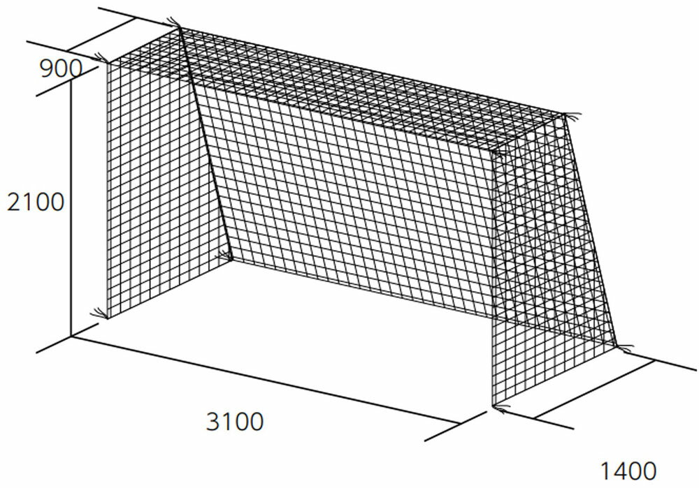 トーエイライト フットサル・ハンドゴールネット フットサル・ハンドゴールネット B2062