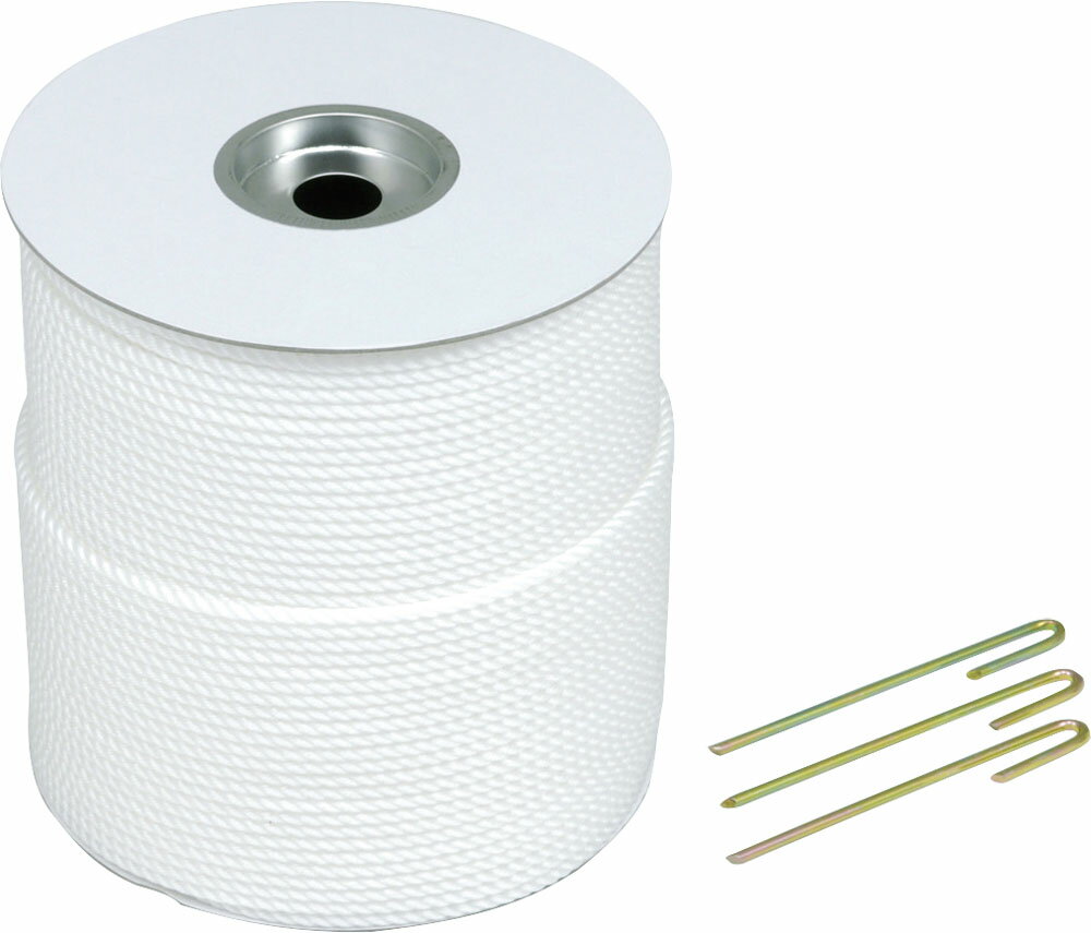 トーエイライト 学校体育器具 グランドロープ 器具・備品 グランドロープ6×300(5) G1584 白