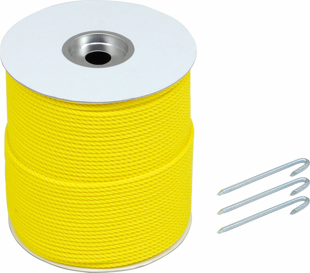 トーエイライト 学校体育器具 グランドロープ 器具・備品 グランドロープ6×300(7) G1623 黄