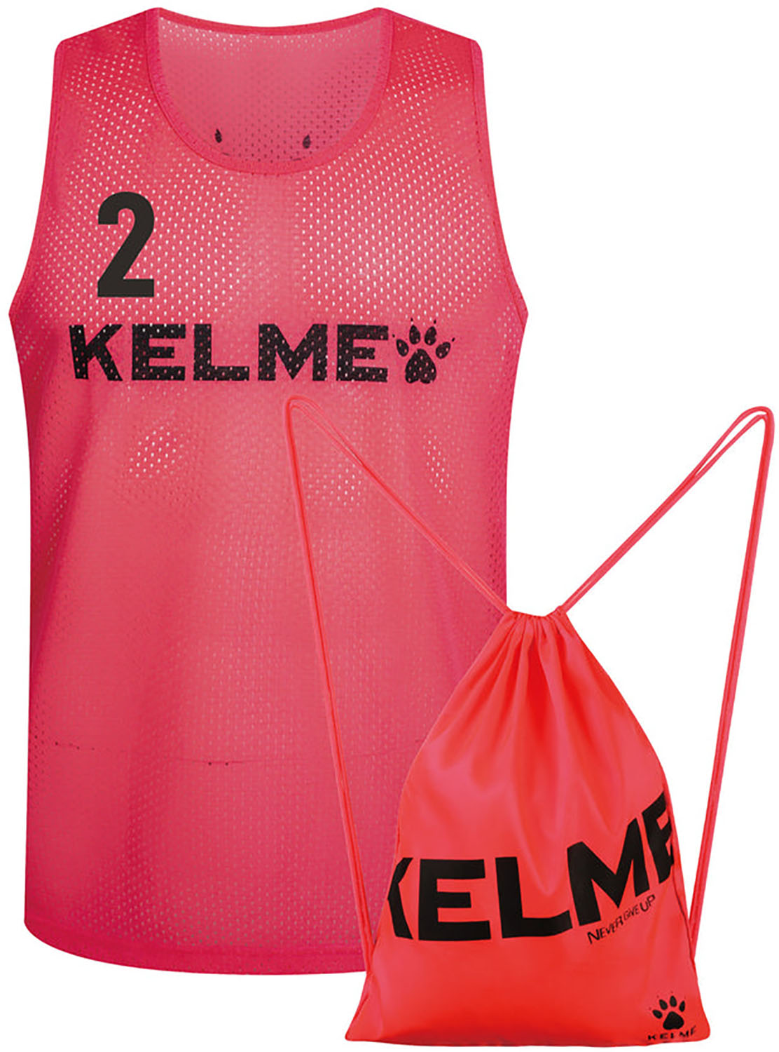 ケルメ ケレメ フットサル ビブス ゲームシャツ・パンツ 番号入りトレーニングベスト(10枚入り) 8051BX1ST 931 ネオンピンク ユニセックス
