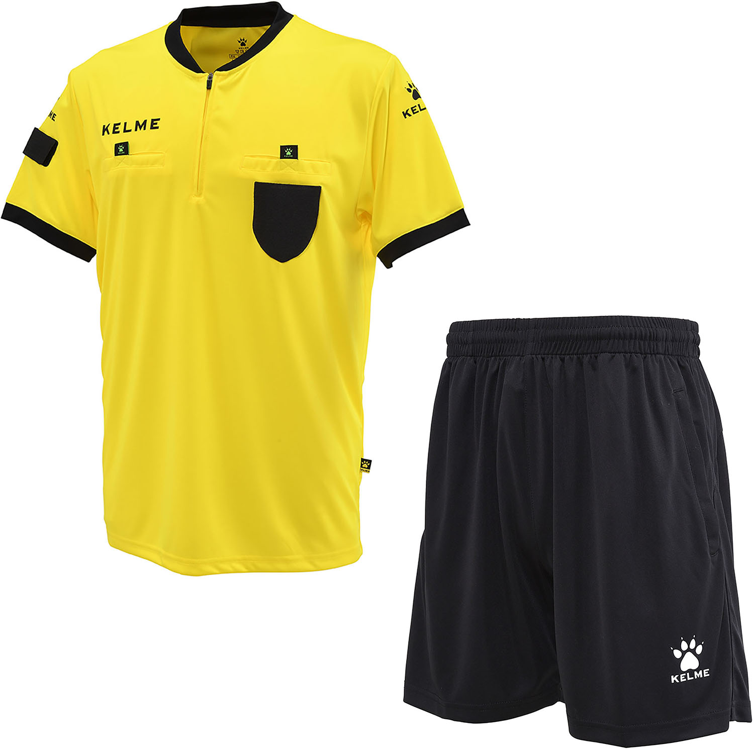 ケレメ フットサル レフリースーツ ウェアその他 レフリーシャツ&パンツセット K15Z225-1 719 イエロー×ブラック ユニセックス