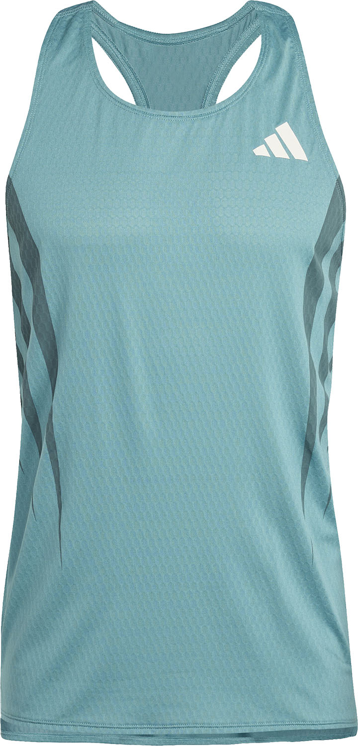 アディダス 陸上・ランニング シングレット Tシャツ Adizero アーカイブ ランニングシングレット KQZ56..