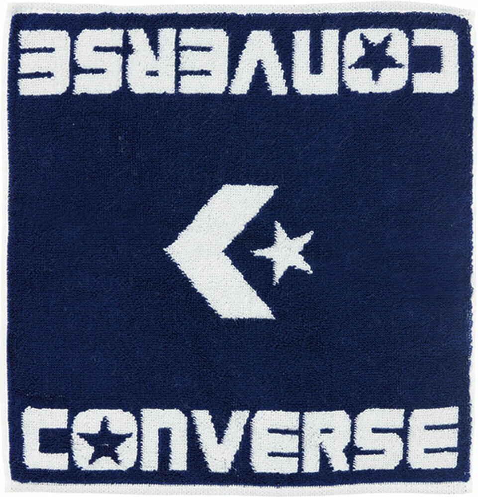 コンバース バスケットボール タオル タオル ジャガードハンドタオル CB131903 2911 ネイビー×ホワイト..