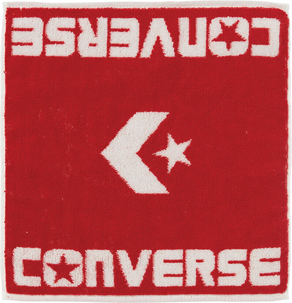 コンバース バスケットボール タオル タオル ジャガードハンドタオル CB131903 6411 レッド×ホワイト ..