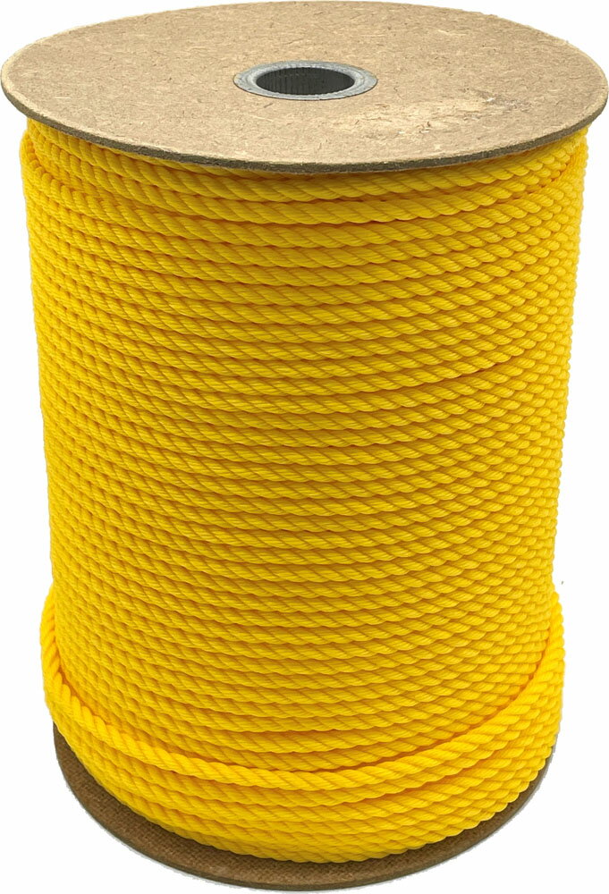 ゼットガッコウタイイク 学校体育器具 ロープ 器具・備品 ラインロープ6mmφ ZK1906 5300 イエロー(4)