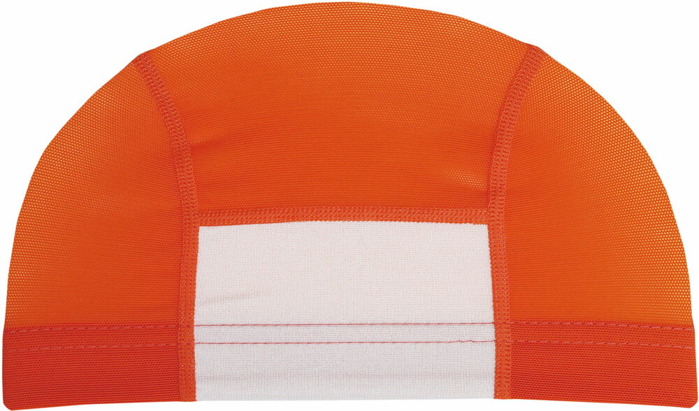 ゼットガッコウタイイク 水泳 スイムキャップ 帽子 メッシュスイムキャップ ネーム型 ZPN5 5600 オレン..