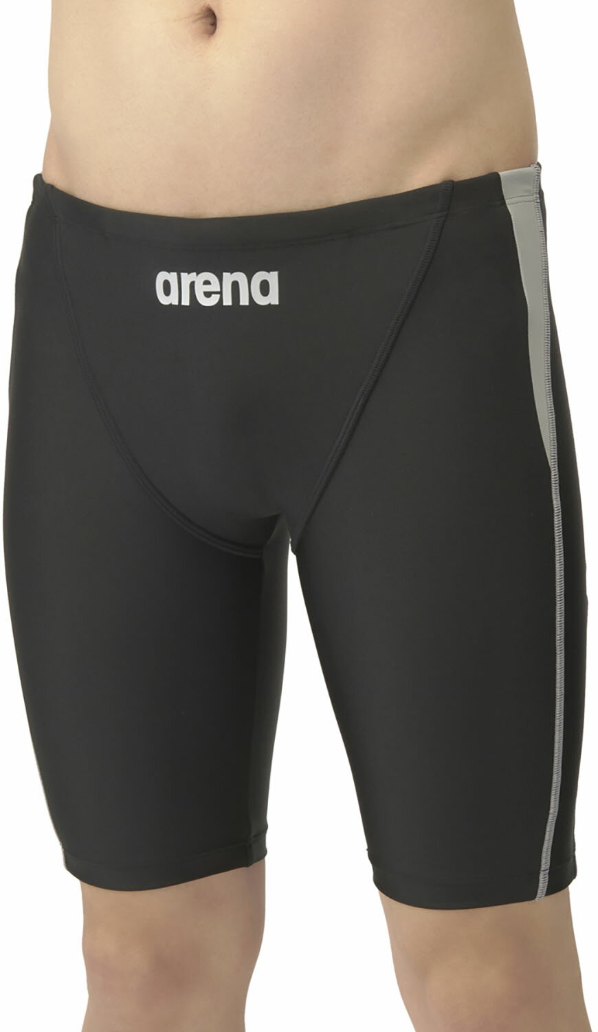 アリーナ 水泳 フィットネス水着 水着 フィットネススパッツ(ハーフレッグ) AS5SWF62M BKGY ブラック×..
