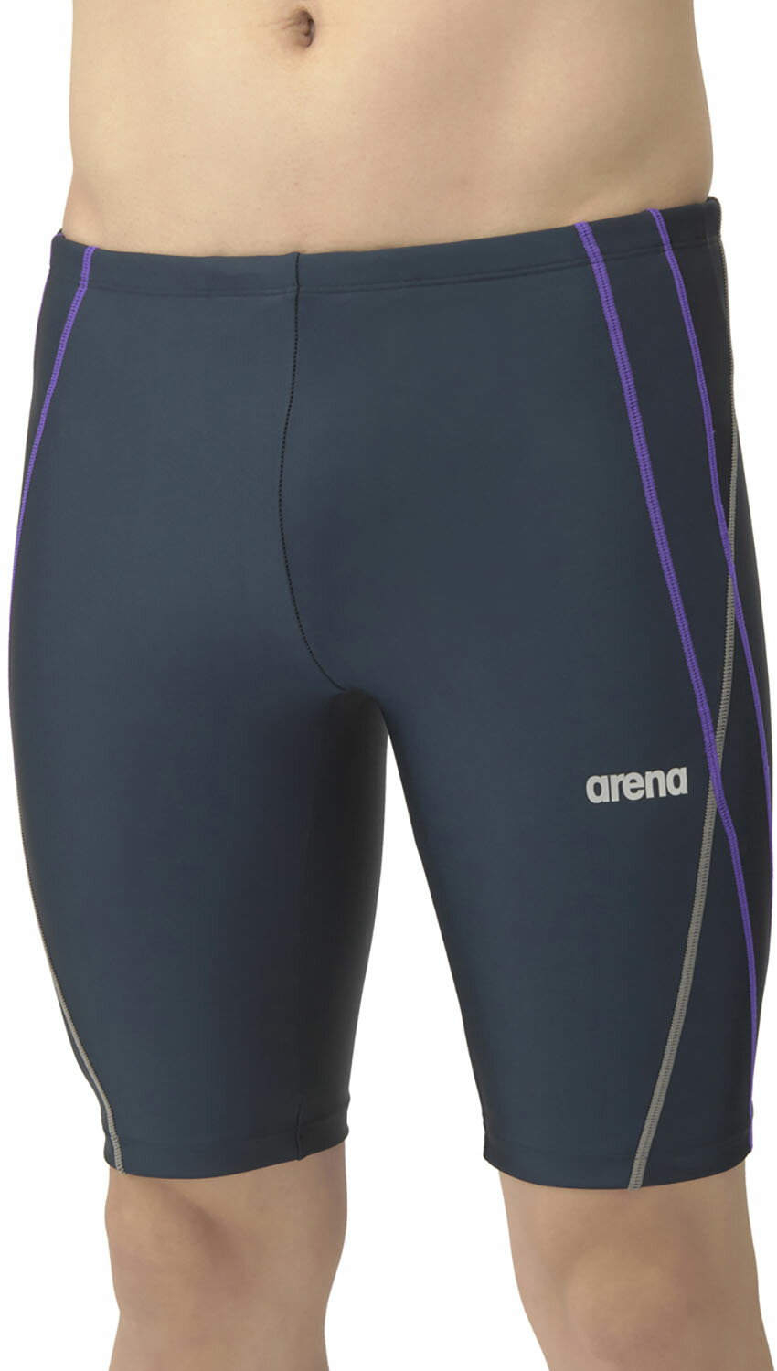 アリーナ 水泳 フィットネス水着 水着 フィットネススパッツ(ハーフレッグ) AS5SWF63M NVPP ネイビー×..