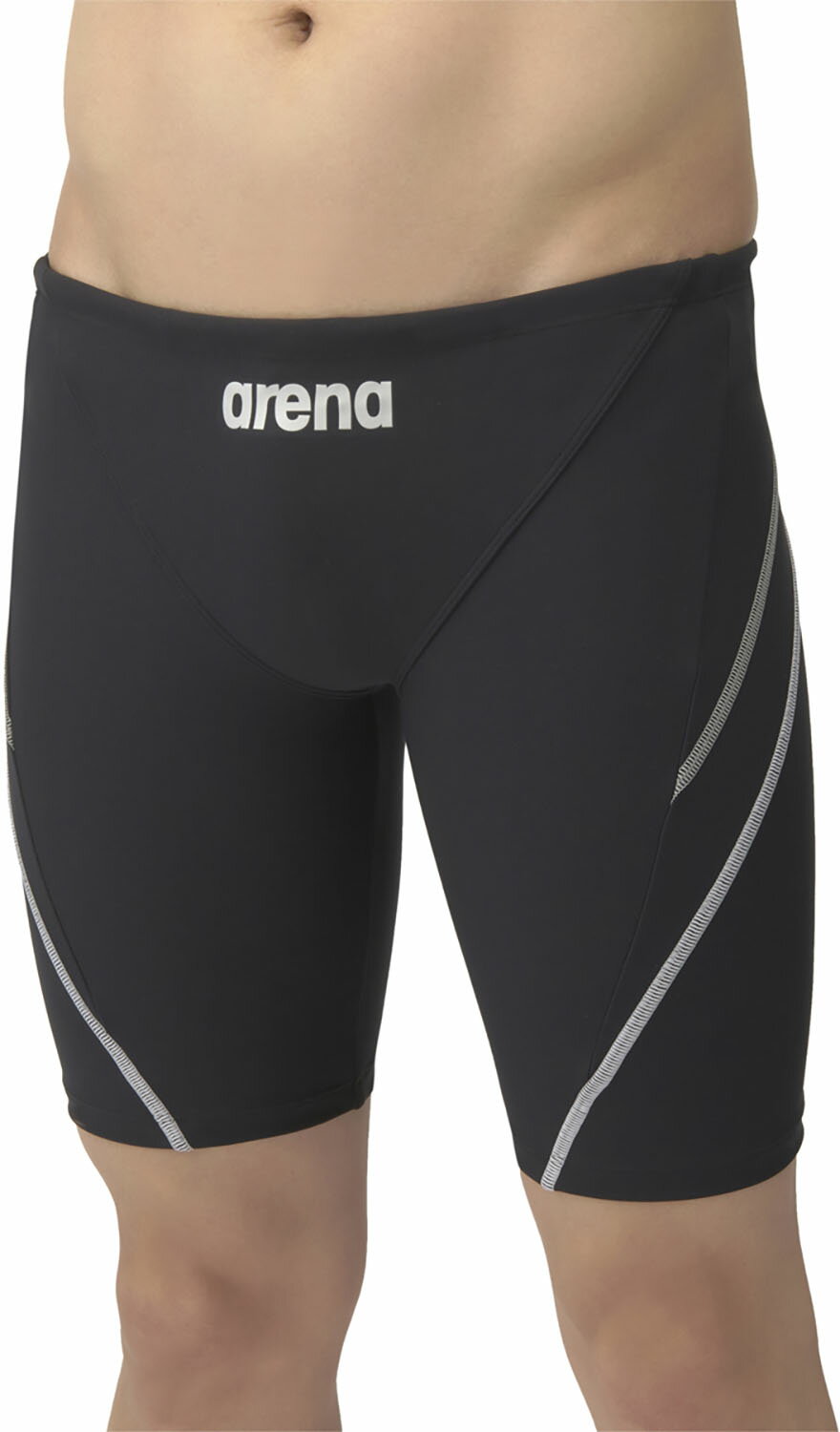 アリーナ 水泳 トレーニング水着 水着 トレーニングスパッツ(ハーフレッグ) AS5SWM00M BKGY ブラック×..