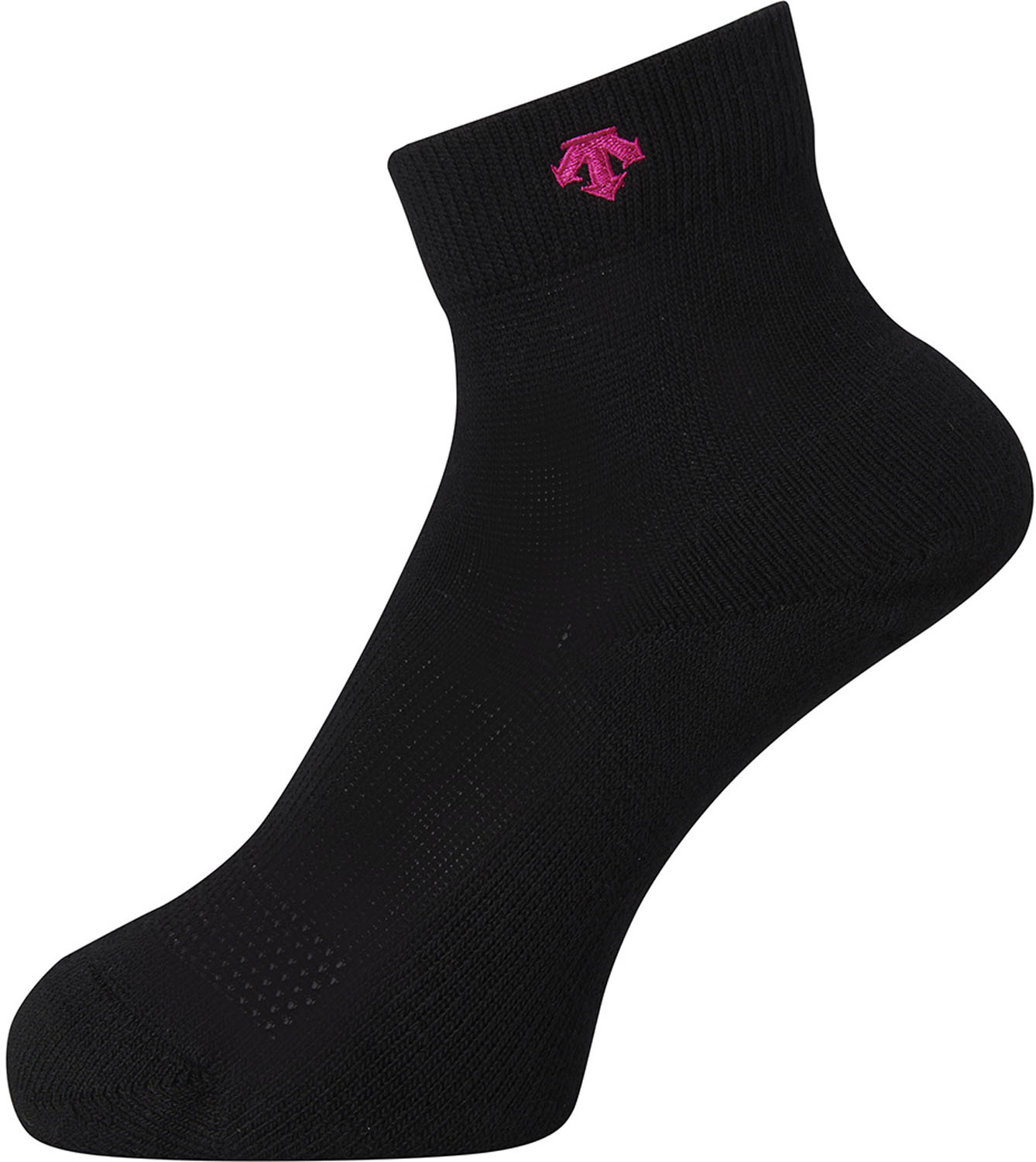 デサント バレーボール ソックス ソックス 2足組スーパーショートソックス DVB-9136S2 BMZ ブラック×マ..