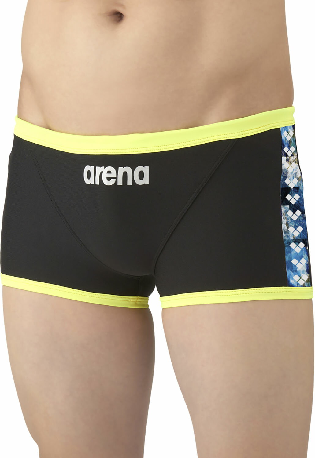 アリーナ 水泳 トレーニング水着 水着 トレーニングスパッツ(ショートレッグ) SAR-4107 BK01 ブラック ..