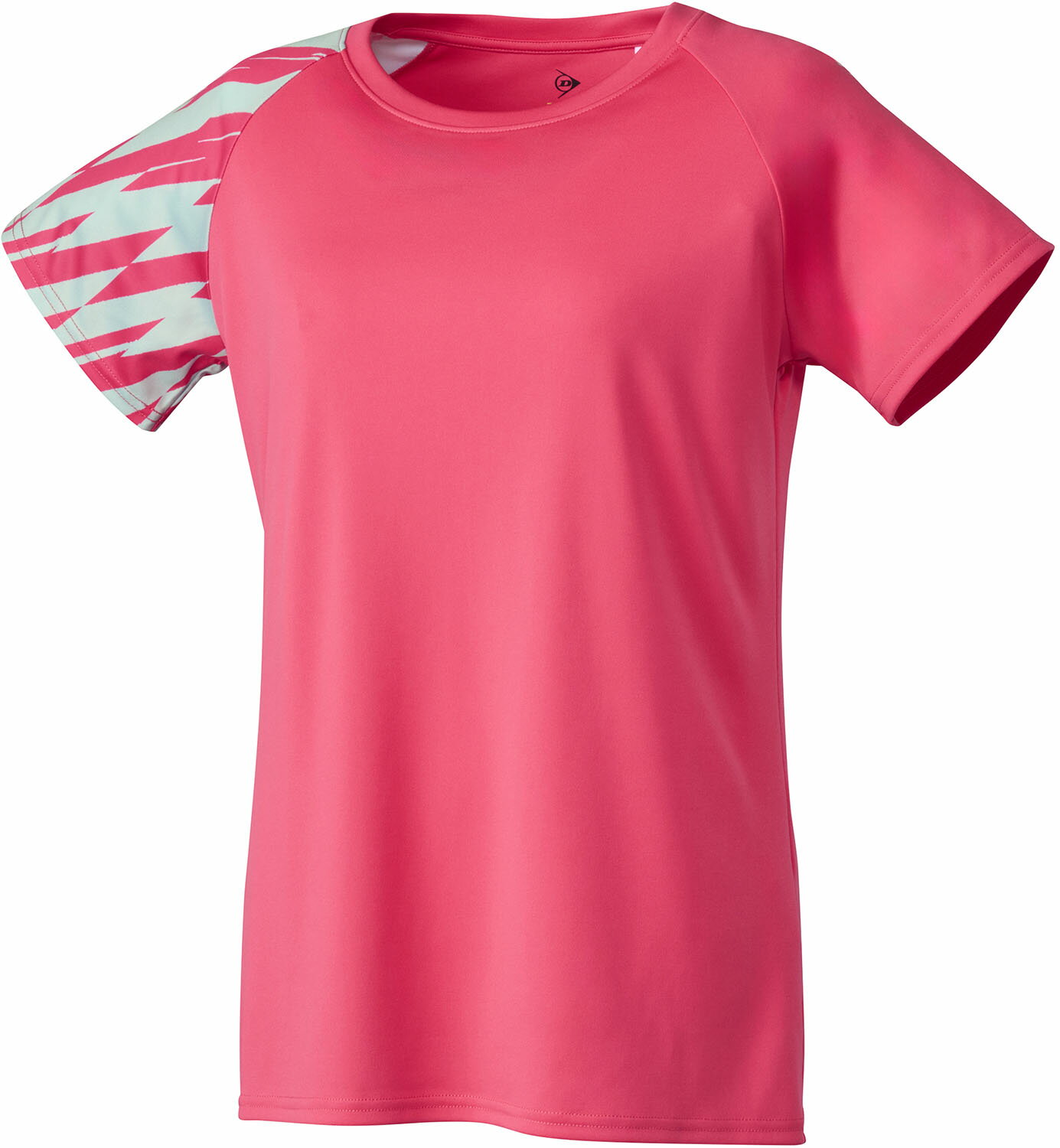 ダンロップ テニス プラクティスシャツ Tシャツ T SHIRT DAL8560W 121 コーラルピンク レディース