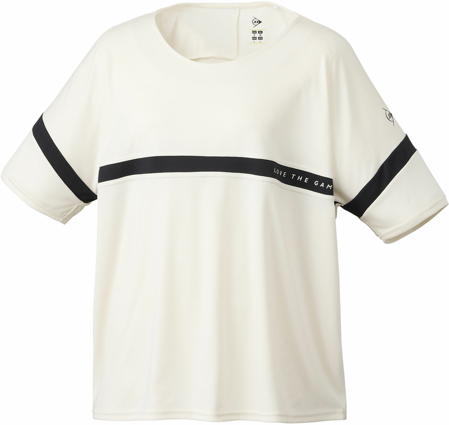 ダンロップ テニス Tシャツ Tシャツ OVER SIZE T SHIRT DAL-8561W 310 アイボリー レディース