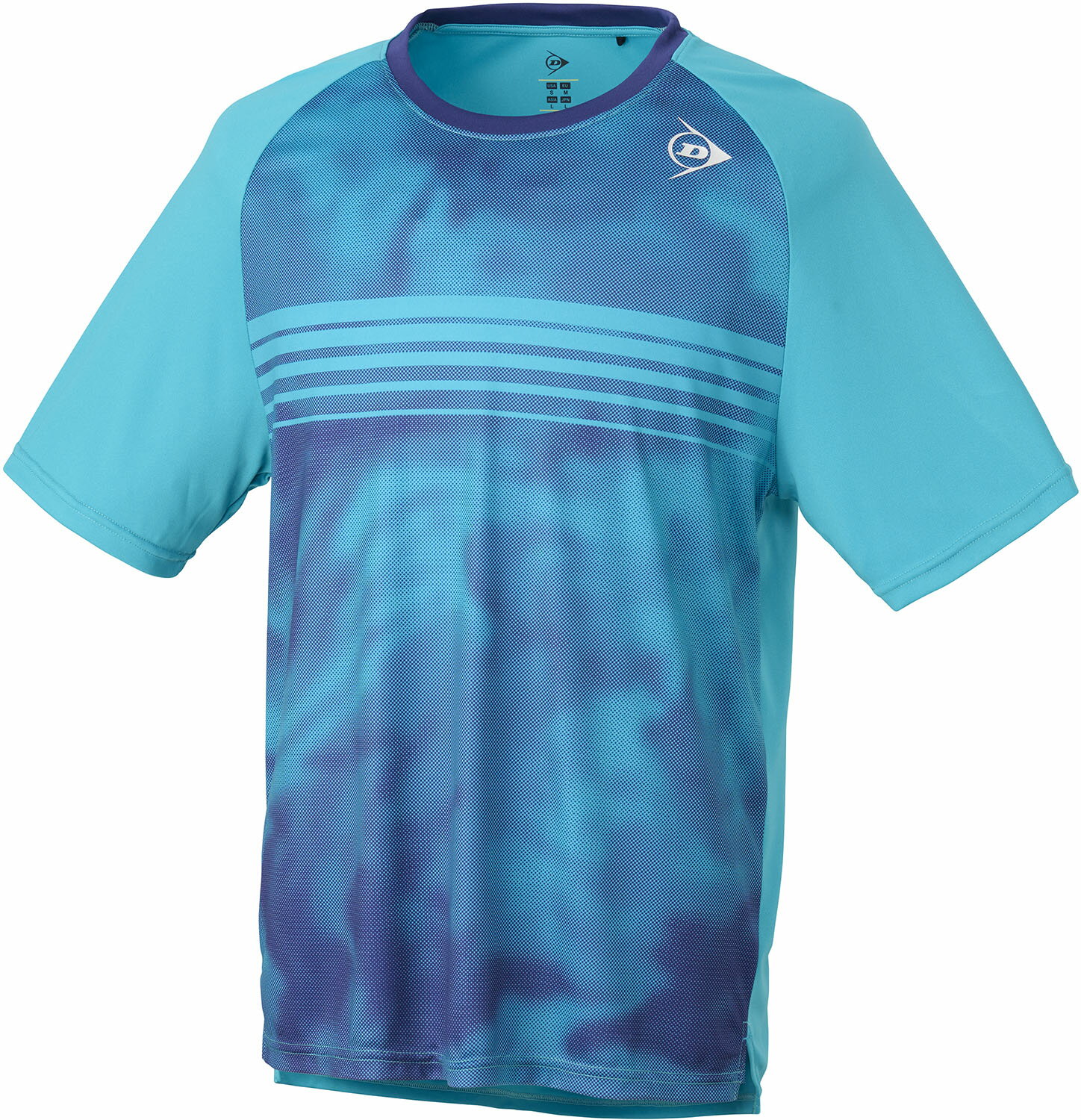 ダンロップ テニス ゲームシャツ ゲームシャツ・パンツ GAME SHIRT DAP-1404 744 レイクブルー ユニセックス