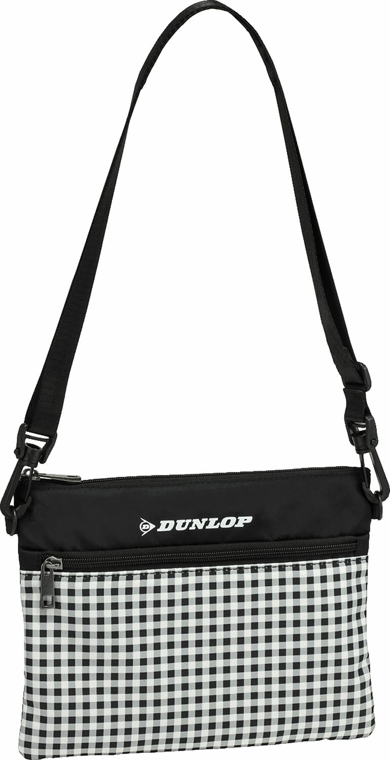 ダンロップ テニス バッグ バッグ レディスサコッシュDTC-2462 DTC2462 840 ブラックブラック