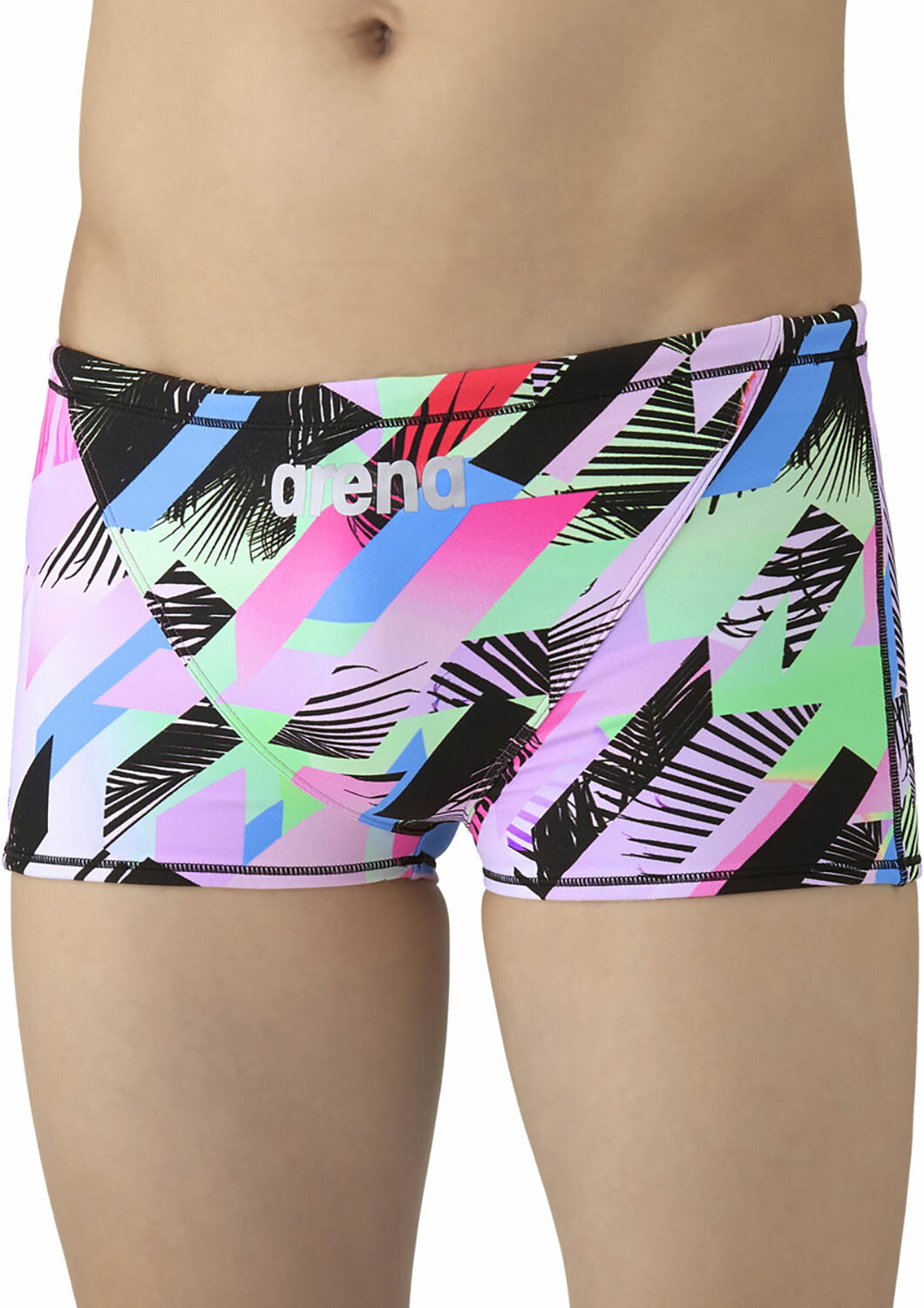 アリーナ 水泳 トレーニング水着 水着 トレーニングスパッツ(ショートレッグ) AS5FWM26M PPPK パープル..