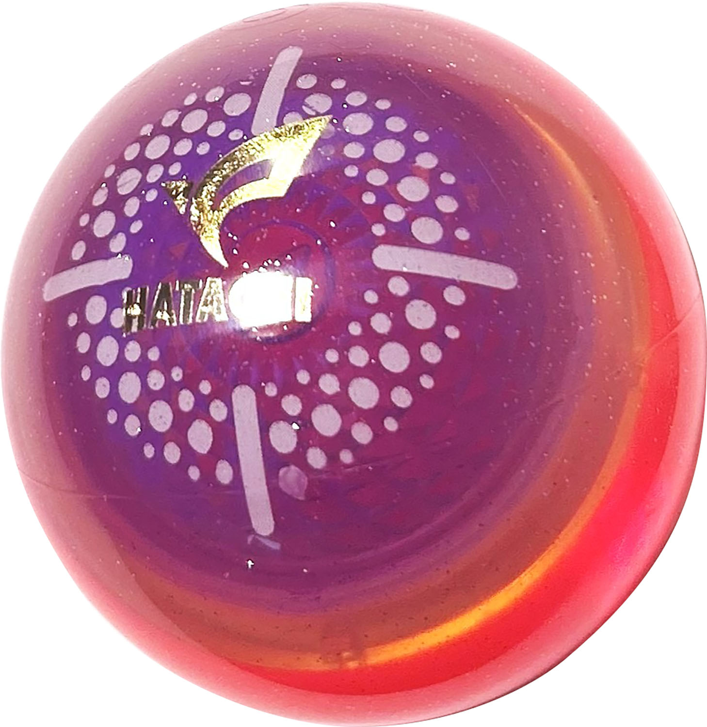ハタチ グラウンドゴルフ ボール ボール エアロボール BH3861 87 パープル×レッド