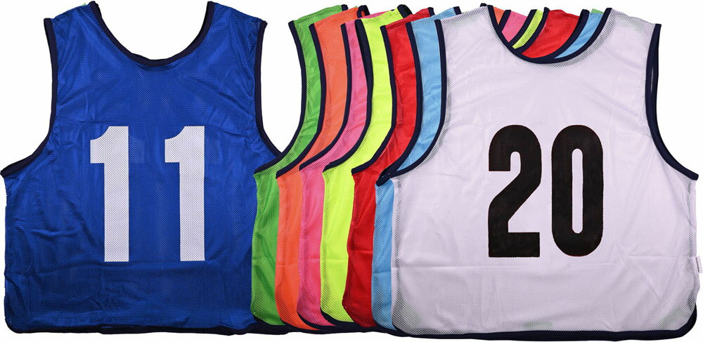 エバニュー マルチスポーツ ゲームシャツ・パンツ メッシュビブス11-20 EKB402 90 白(4)