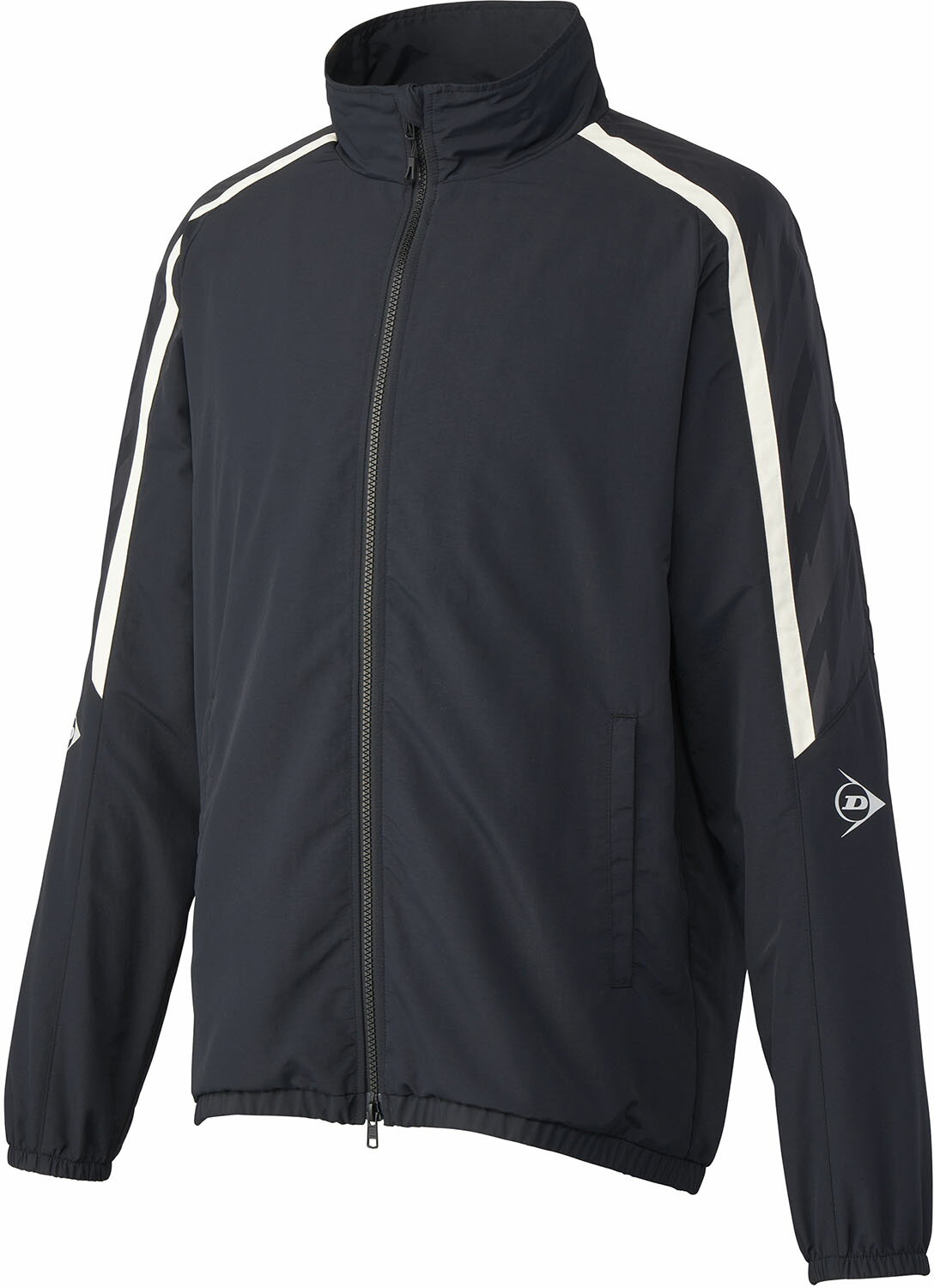 ダンロップ テニス ジャケット ウインドウェア チーム対応 WIND JACKET DAW4541 900 ブラック ユニセッ..