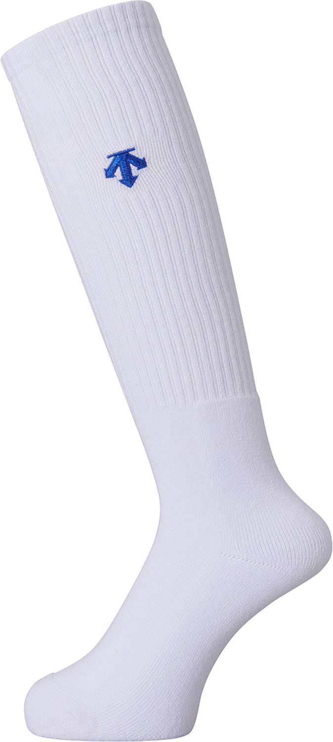 デサント バレーボール ソックス ソックス ハイソックス DVB8124B WAB ホワイト×アブル ユニセックス