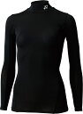 ヨネックス ボディーケア 機能インナー Tシャツ ウィメンズハイネック長袖シャツ STBF1504 7 ブラック レディース