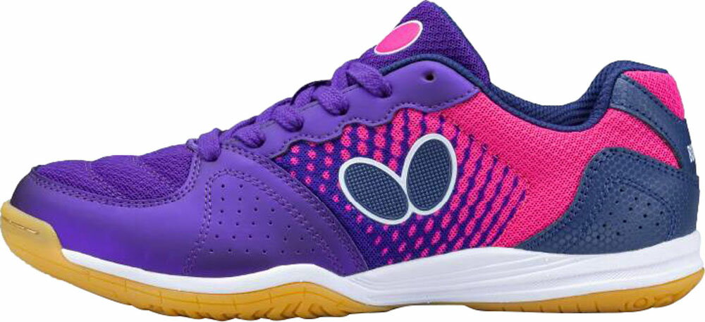 バタフライ 卓球 シューズ レゾライン ビライト 93670 412 ネイビー/ロゼ